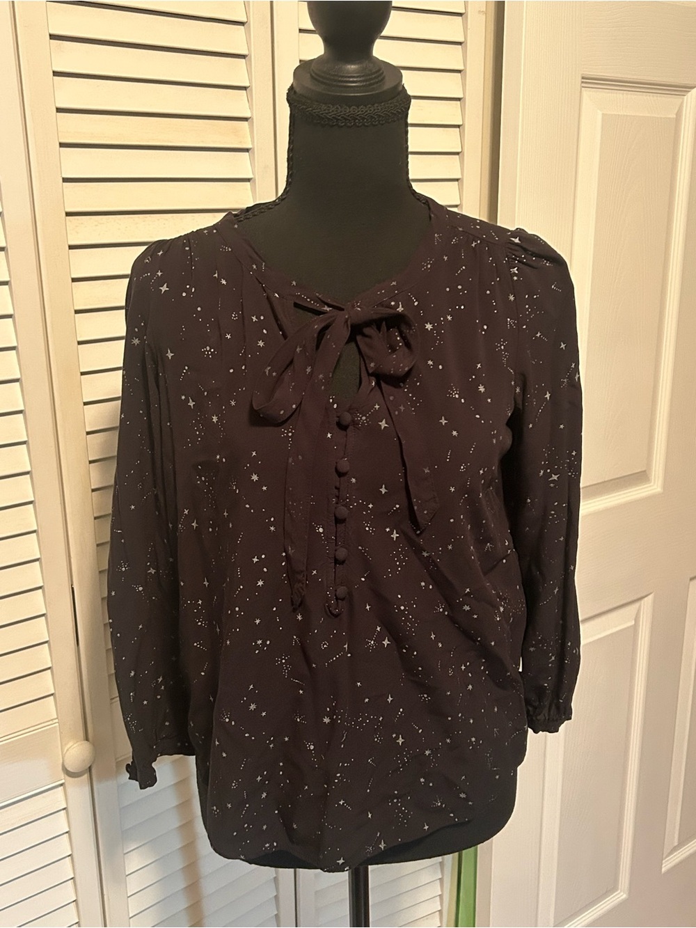Levi's Black Star-Print Women's Blouse
